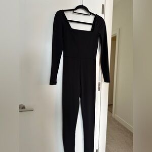 Contour square neck longsleever jumpsuit